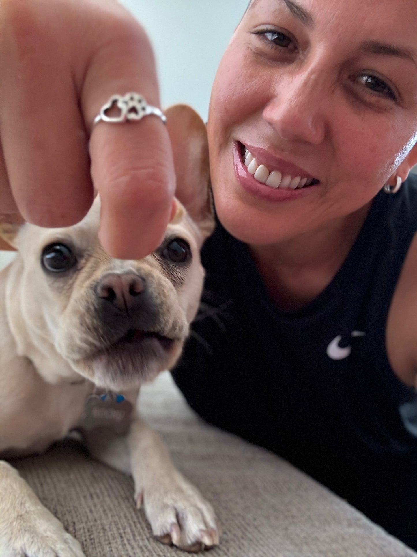 Pawprints on My Heart – 925 Sterling Silver Ring