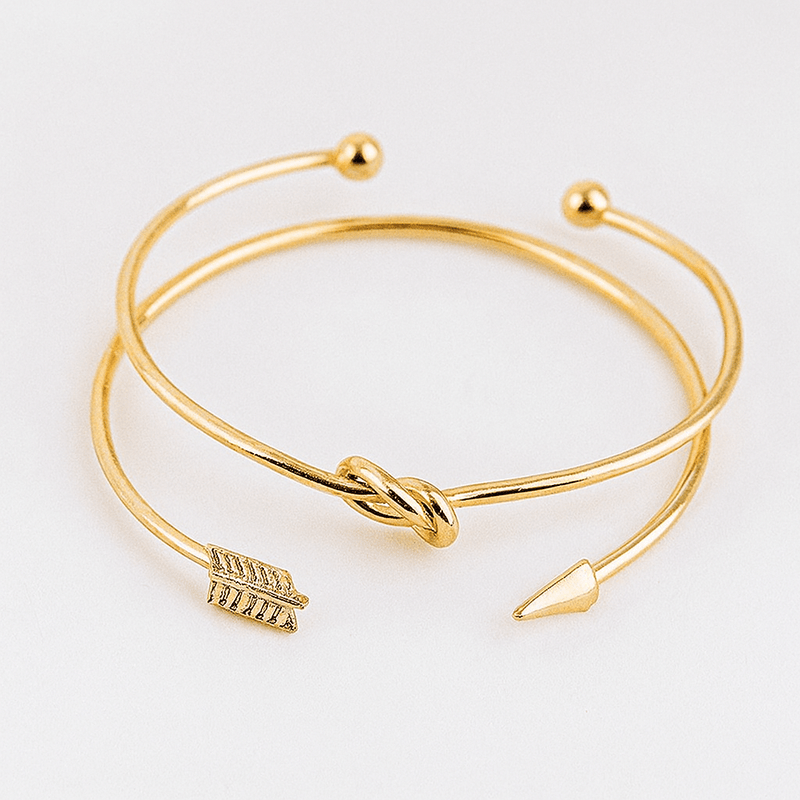 Arrow Knot Cuff | Elegant Jewelry by Drop Charm