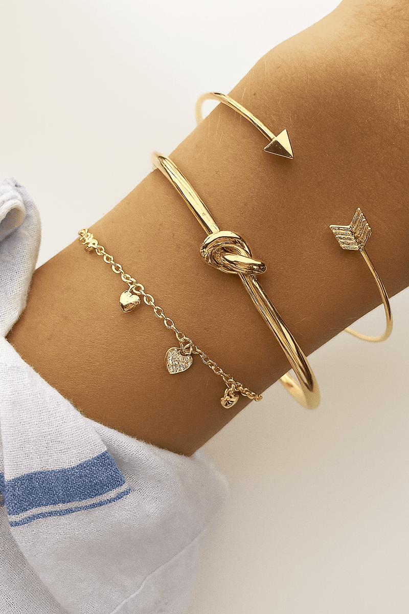 Arrow Knot Cuff | Elegant Jewelry by Drop Charm