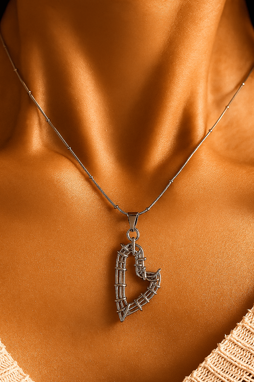 Barbed Beauty Set – Earrings & Necklace | Elegant Jewelry by Drop Charm