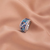 Blue Beam Ring | Elegant Jewelry by Drop Charm