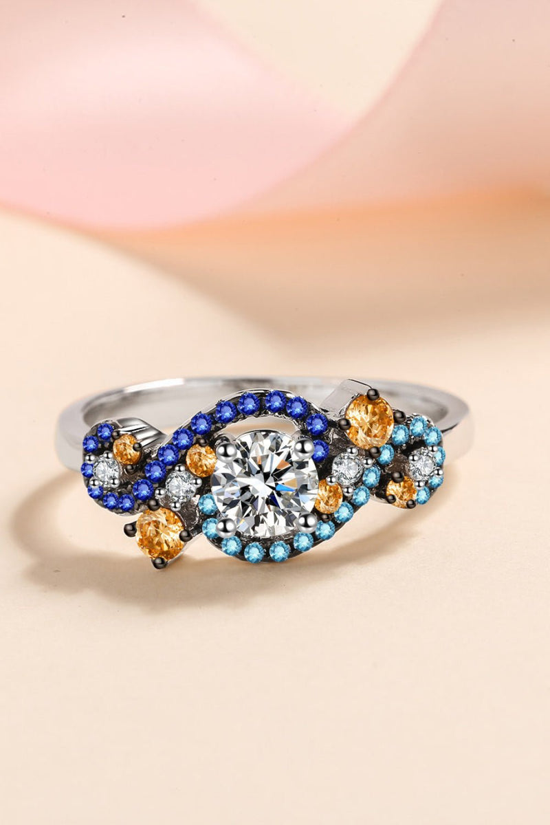 Blue Flame Ring – 925 Sterling Silver | Elegant Jewelry by Drop Charm