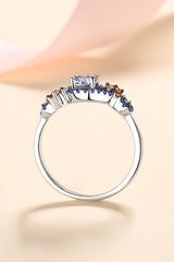 Blue Flame Ring – 925 Sterling Silver | Elegant Jewelry by Drop Charm