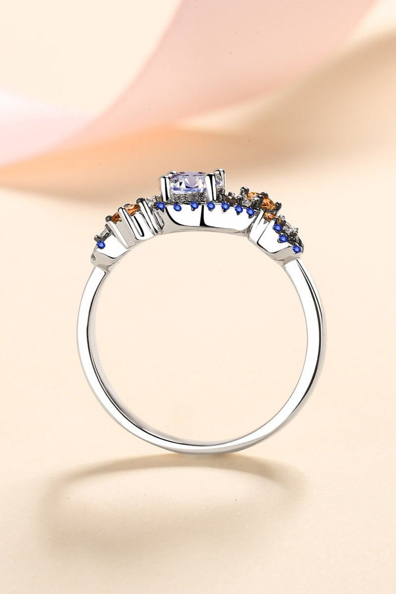 Blue Flame Ring – 925 Sterling Silver | Elegant Jewelry by Drop Charm