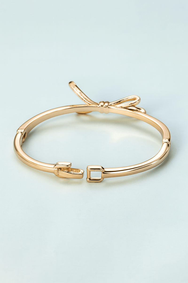 Blush Bow Bracelet | Elegant Jewelry by Drop Charm