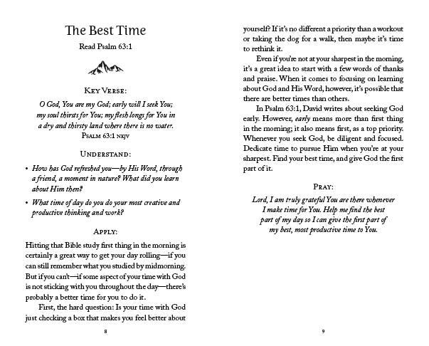 The 5-Minute Bible Study for Men™ – Pursuing God with Strength and Purpose