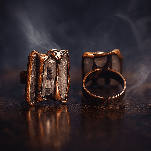 Elemental Stone Ring | Elegant Jewelry by Drop Charm