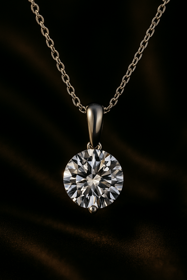 Eternal Spark Necklace – 925 Sterling Silver | Elegant Jewelry by Drop Charm