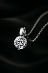Eternal Spark Necklace – 925 Sterling Silver | Elegant Jewelry by Drop Charm