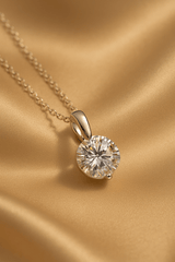Eternal Spark Necklace – 925 Sterling Silver | Elegant Jewelry by Drop Charm