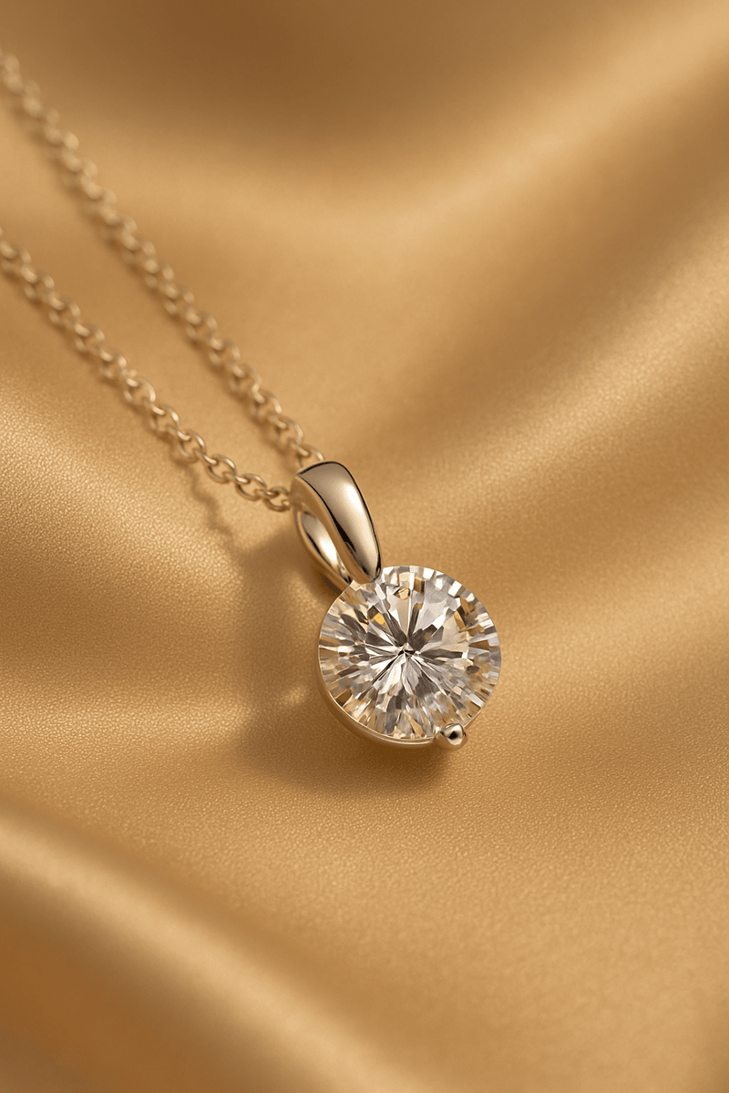 Eternal Spark Necklace – 925 Sterling Silver | Elegant Jewelry by Drop Charm