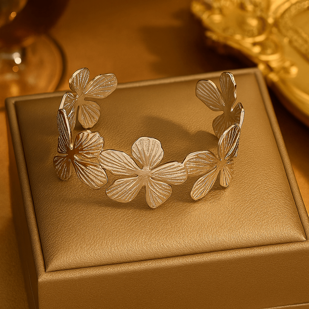Floral Bloom Bracelet | Elegant Jewelry by Drop Charm