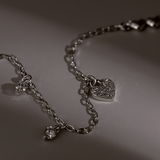 Forever Yours 925 Heart Bracelet | Elegant Jewelry by Drop Charm