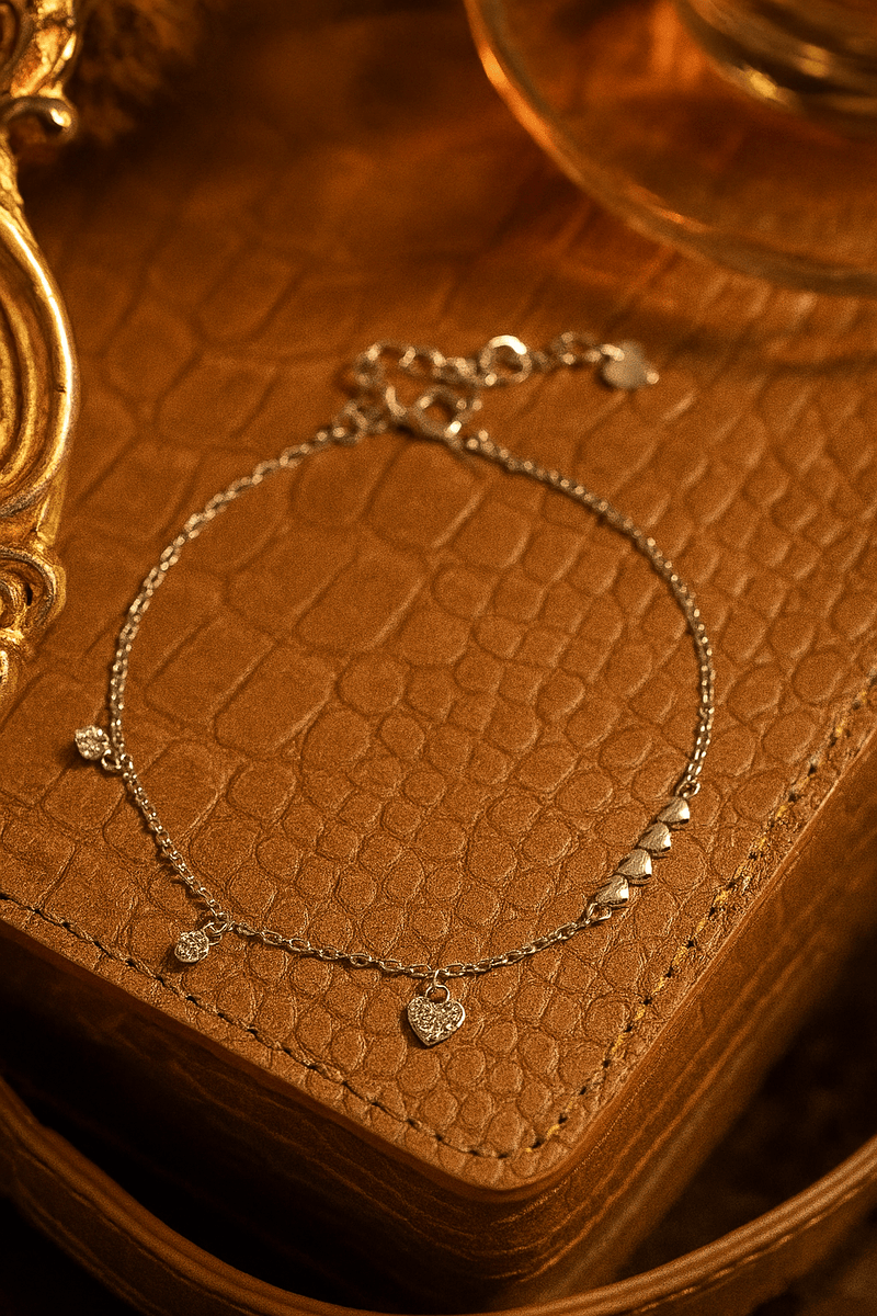 Forever Yours 925 Heart Bracelet | Elegant Jewelry by Drop Charm