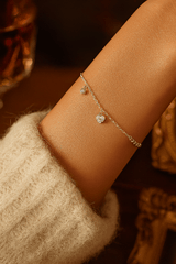 Forever Yours 925 Heart Bracelet | Elegant Jewelry by Drop Charm