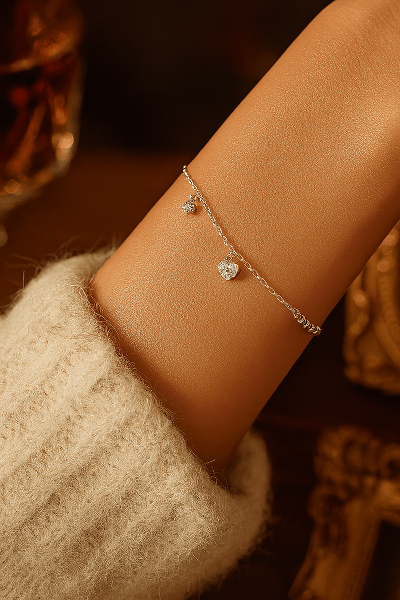 Forever Yours 925 Heart Bracelet | Elegant Jewelry by Drop Charm