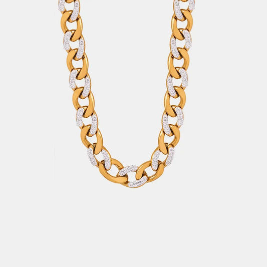 Gilded Links Necklace | Elegant Jewelry by Drop Charm
