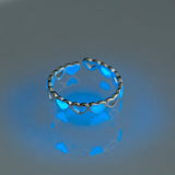 Glow in the Dark Heart Ring | Elegant Jewelry by Drop Charm