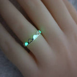 Glow in the Dark Heart Ring | Elegant Jewelry by Drop Charm