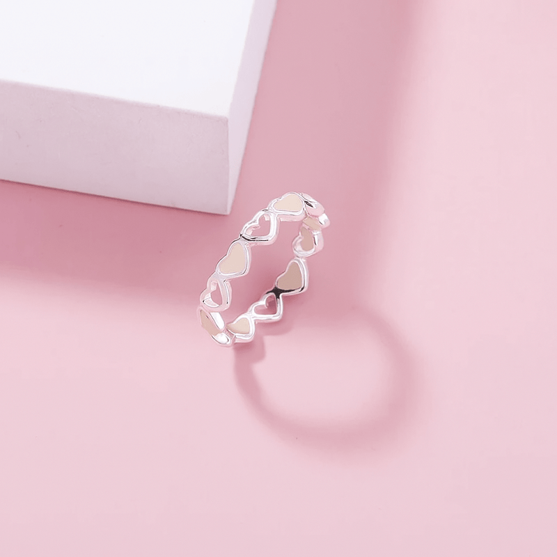 Glow in the Dark Heart Ring | Elegant Jewelry by Drop Charm