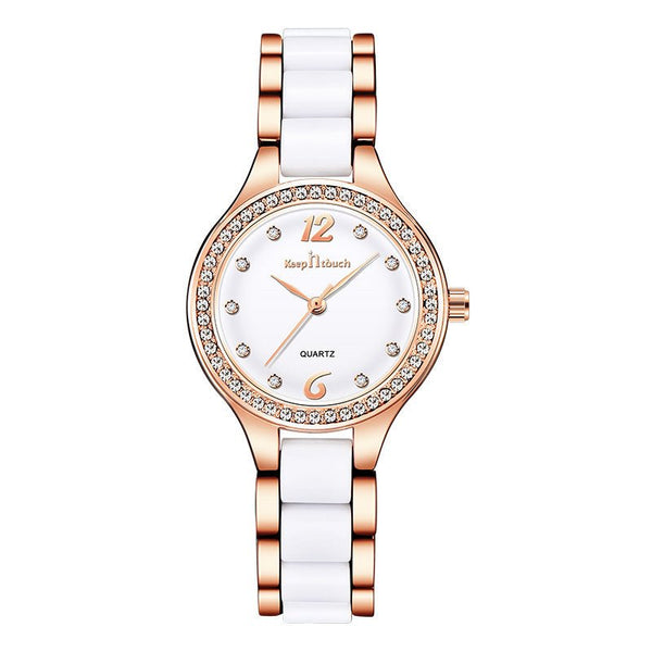 GlowTime Ceramic Watch | Elegant Jewelry by Drop Charm