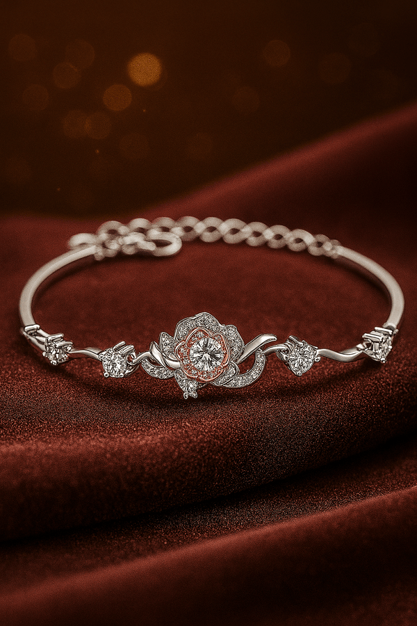 Heirloom Radiance Bracelet – 925 Sterling Silver | Elegant Jewelry by Drop Charm