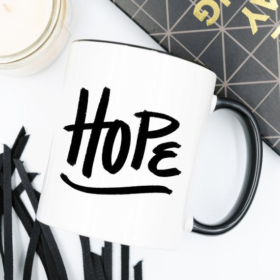 “Hope Lives Here” Coffee Mug – Encouragement for Her Heart
