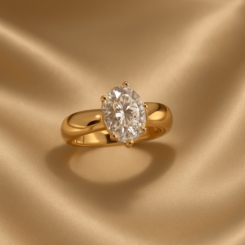 Luxe Ember – 925 Sterling Silver Ring | Elegant Jewelry by Drop Charm
