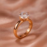 Luxe Ember – 925 Sterling Silver Ring | Elegant Jewelry by Drop Charm