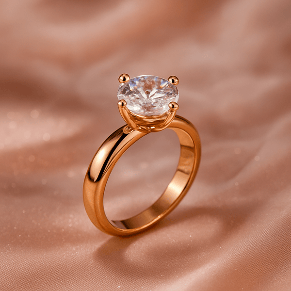 Luxe Ember – 925 Sterling Silver Ring | Elegant Jewelry by Drop Charm