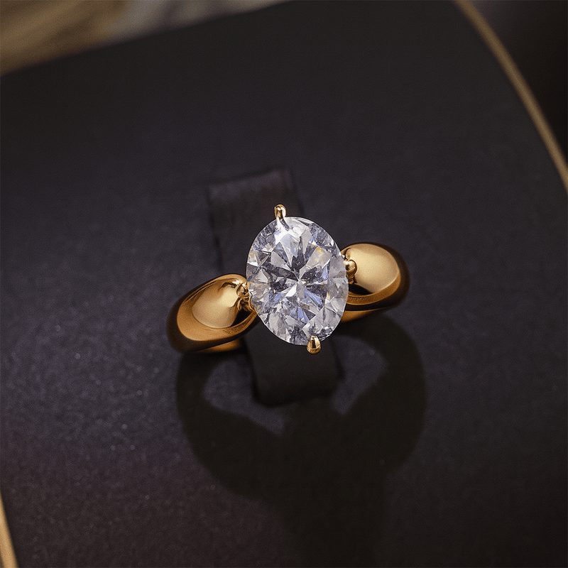 Luxe Ember – 925 Sterling Silver Ring | Elegant Jewelry by Drop Charm