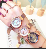 Magnetic Mesh Watch | Elegant Jewelry by Drop Charm