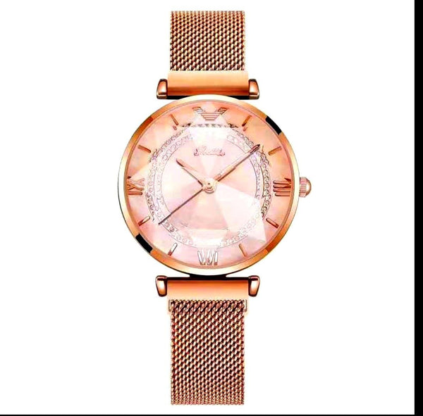 Magnetic Mesh Watch | Elegant Jewelry by Drop Charm