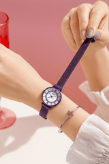 Magnetic Mesh Watch | Elegant Jewelry by Drop Charm
