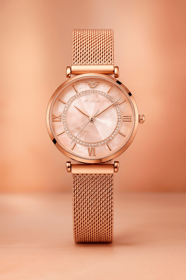 Magnetic Mesh Watch | Elegant Jewelry by Drop Charm