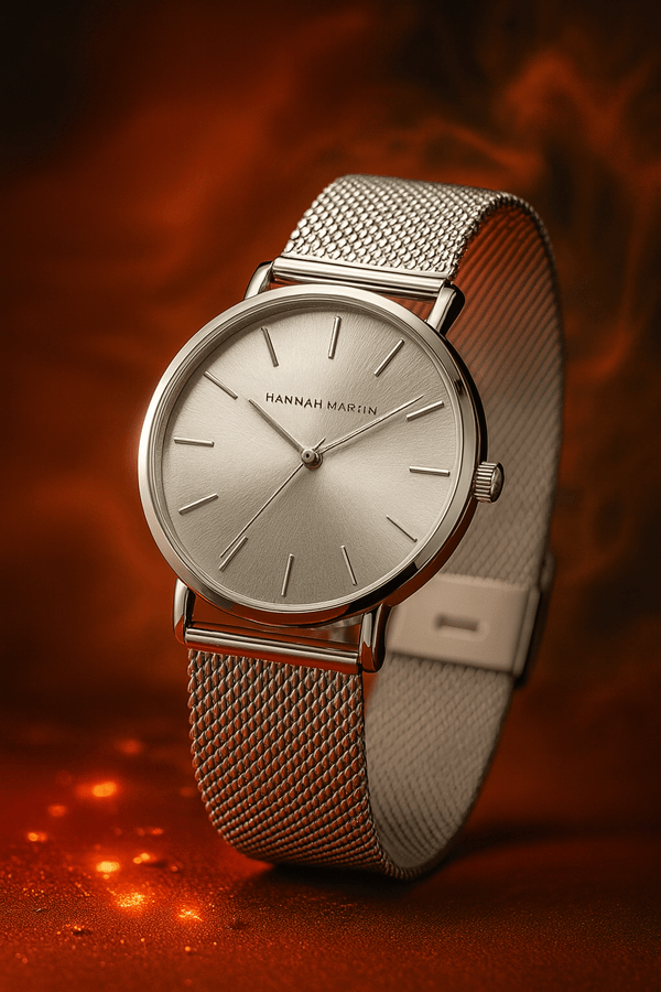 The Gilded Mesh Watch | Elegant Jewelry by Drop Charm